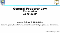 02-Possession - General Property Law (2).pptx